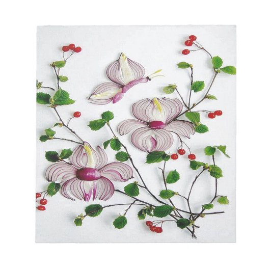 Veggie Art Notitieblok (Voorkant)