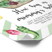 veggie baby - hoe groot is mama's buik spel poster (Hoek)
