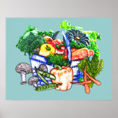 Veggie Basket Poster (Voorkant)