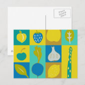 Veggie Blocks I Briefkaart (Voorkant / Achterkant)