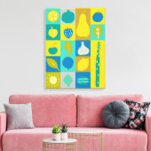 Veggie Blocks I Canvas Afdruk (Insitu (Woonkamer))