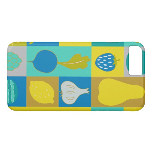 Veggie Blocks I Case-Mate iPhone Case (Achterkant (Horizontaal))