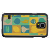 Veggie Blocks I Esdoorn Galaxy S5 Slim Hoesje (Voorkant (horizontaal))