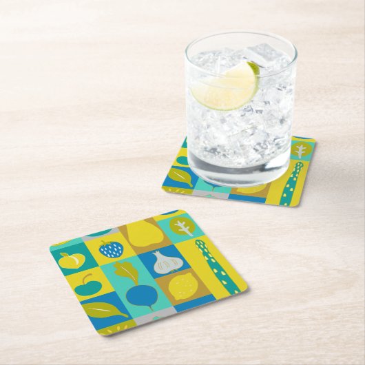 Veggie Blocks I Kartonnen Onderzetters (Insitu)