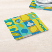 Veggie Blocks I Kartonnen Onderzetters (Schuin)