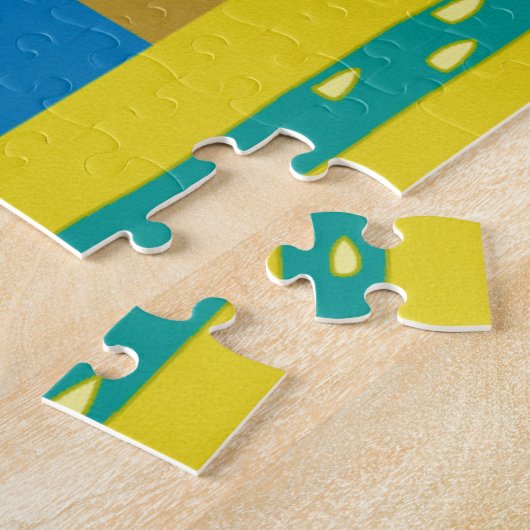 Veggie Blocks I Legpuzzel (Zijkant)