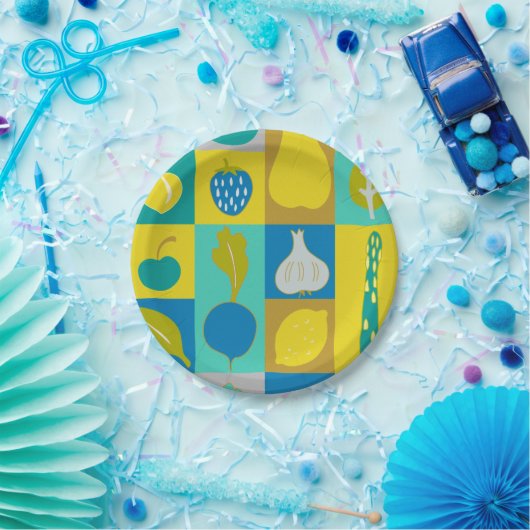 Veggie Blocks I Papieren Bordje (Feest)