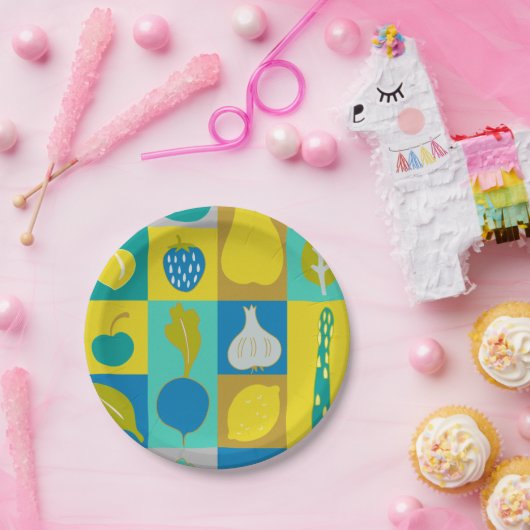 Veggie Blocks I Papieren Bordje (Feest)