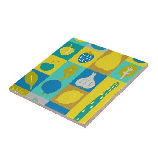 Veggie Blocks I Tegeltje (Zijkant)