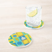 Veggie Blocks I Zandsteen Onderzetter (Zijkant)