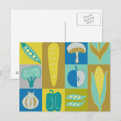 Veggie Blocks II Briefkaart (Voorkant / Achterkant)
