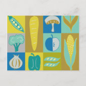 Veggie Blocks II Briefkaart (Voorkant)