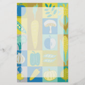 Veggie Blocks II Briefpapier (Voorkant)