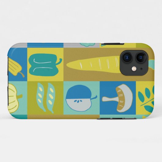 Veggie Blocks II Case-Mate iPhone Case (Achterkant (horizontaal))
