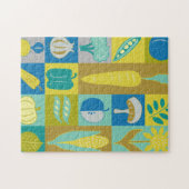 Veggie Blocks II Legpuzzel (Horizontaal)