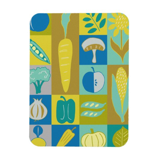 Veggie Blocks II Magneet (Verticaal)