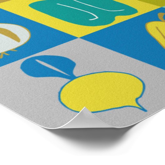 Veggie Blocks II Poster (Hoek)