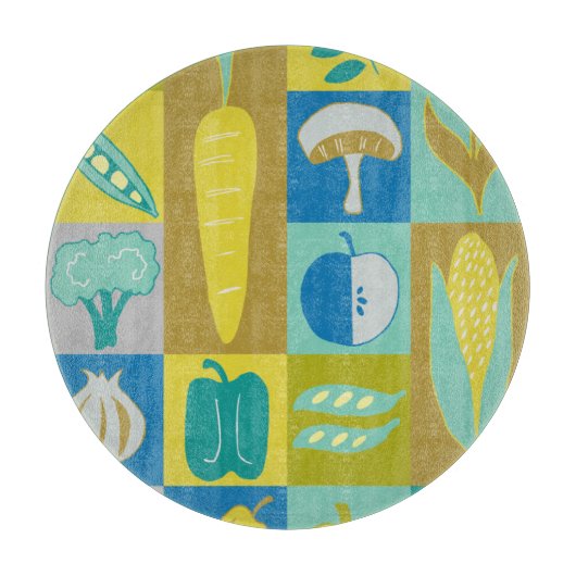 Veggie Blocks II Snijplank (Voorkant)