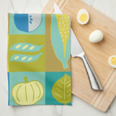 Veggie Blocks II Theedoek (Quarter Fold)