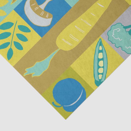 Veggie Blocks II Tissuepapier (Detail)