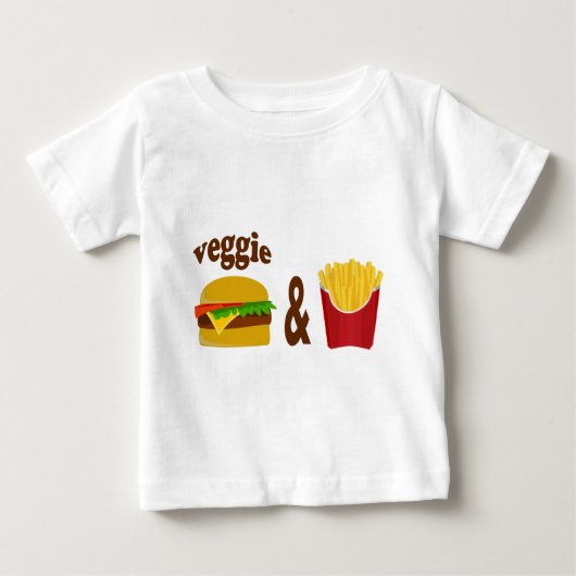 Veggie Burger en Fries (Voorkant)