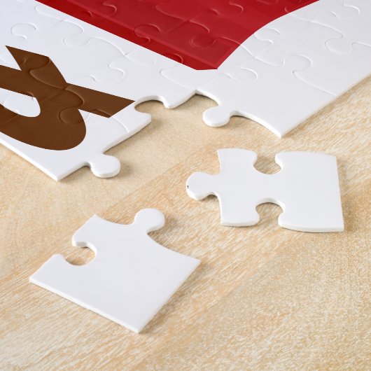 Veggie Burger en Fries Legpuzzel (Zijkant)