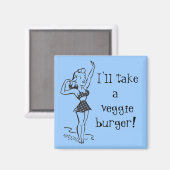 Veggie Burger Magnet (Voorkant / Achterkant)
