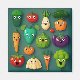Veggie Characters Veg Photos Vegetables Onion Clip Magneet