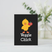 Veggie Chick Briefkaart (Staand voorkant)
