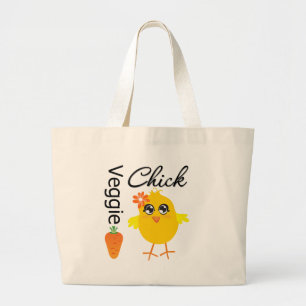 Veggie Chick Grote Tote Bag