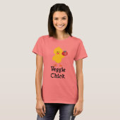Veggie Chick Ringer T-shirt (Voorkant volledig)