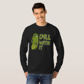 Veggie Cucumber Dill met het groentespot T-shirt (Voorkant volledig)