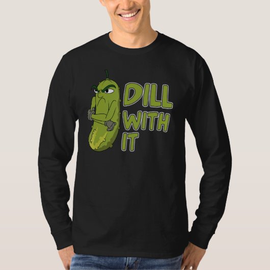 Veggie Cucumber Dill met het groentespot T-shirt (Voorkant)