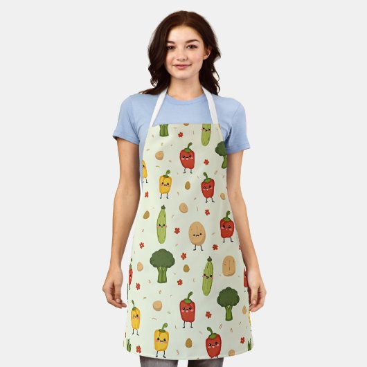 Veggie Delight-schort Schort (Gedragen)