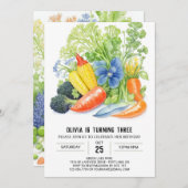 Veggie Delight Verjaardag Kaart (Voorkant / Achterkant)