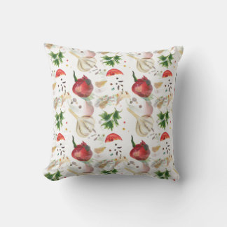 Veggie en Spice Pattern Kussen
