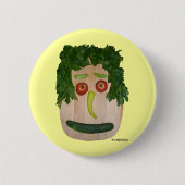 Veggie Face Ronde Button 5,7 Cm (Voorkant)