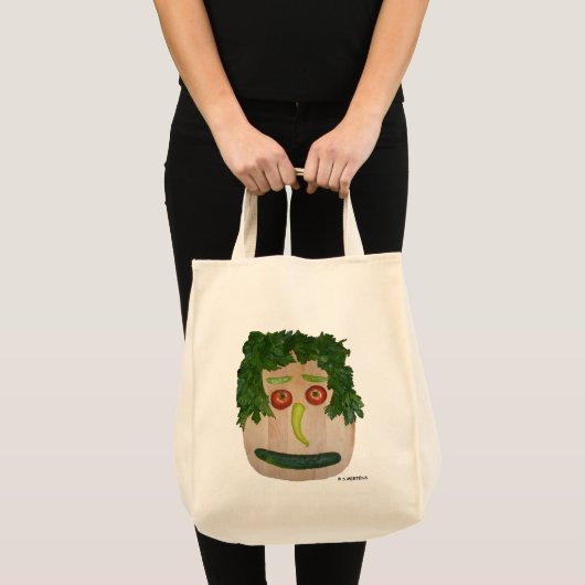 Veggie Face Tote Bag (Voorkant (product))