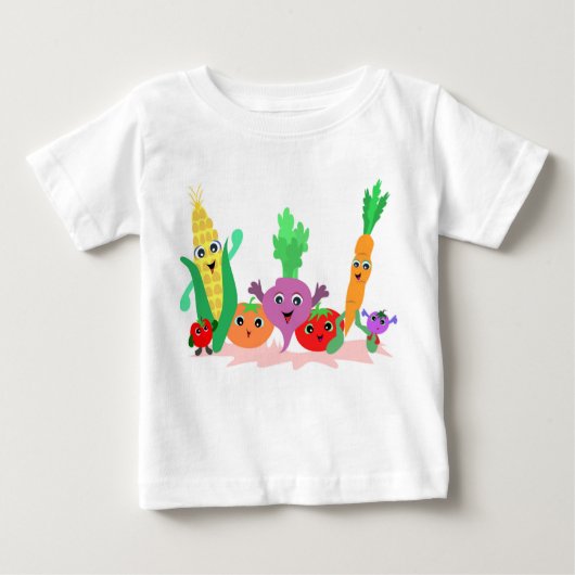 Veggie Friends for Baby Bodysuit (Voorkant)