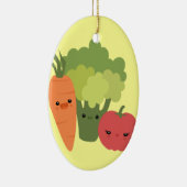 Veggie Friends Keramisch Ornament (Rechts)