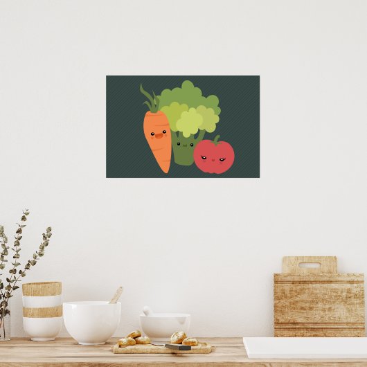 Veggie Friends Poster (Keuken)