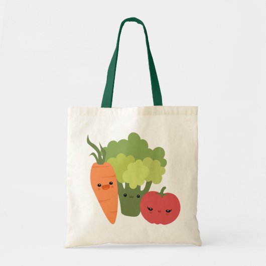 Veggie Friends Tote Bag (Voorkant)