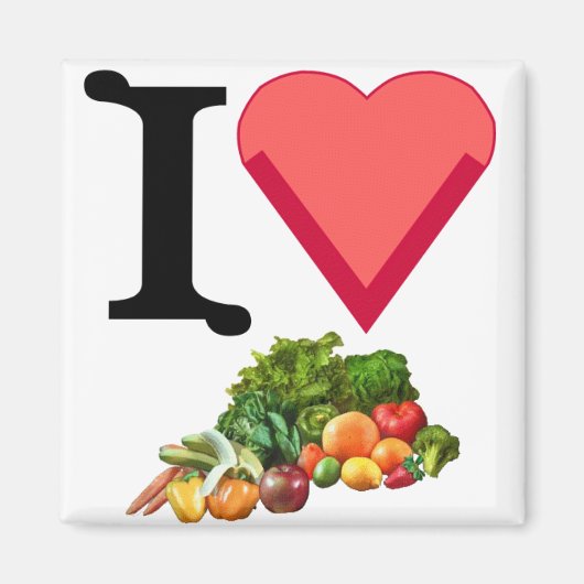 Veggie & fruitmagneet magneet (Voorkant)