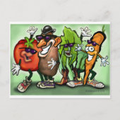 Veggie Gang Briefkaart (Voorkant)