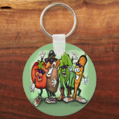 Veggie Gang Sleutelhanger (Voorkant)