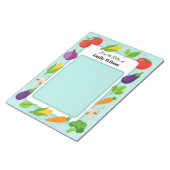 Veggie Garden Kitchen Recipe Shopping List Notitieblok (Schuin)