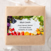 Veggie Groente Verse Kruidenierswinkel Etiket (Insitu)