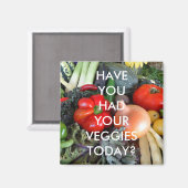 Veggie Herinneringsmagneet Magneet (Voorkant / Achterkant)
