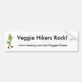 Veggie Hikers Rock! Bumpersticker (Voorkant)