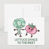 Veggie Humor Briefkaart (Voorkant / Achterkant)